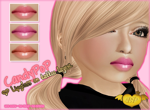 :*BABY*: CANDYPOP LIPGLOSS on tattoo layer