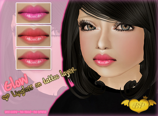 :*BABY*: GLOW LIPGLOSS on tattoo layer