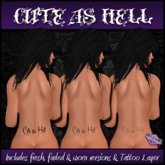 [I&K] Cute as Hell Tattoo