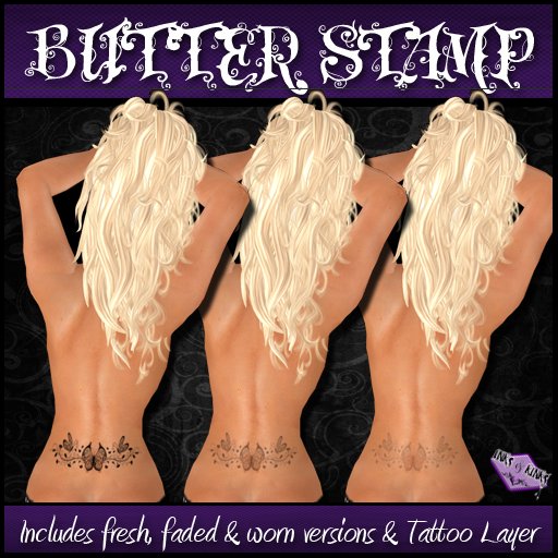 [I&K] Butter Stamp Tattoo