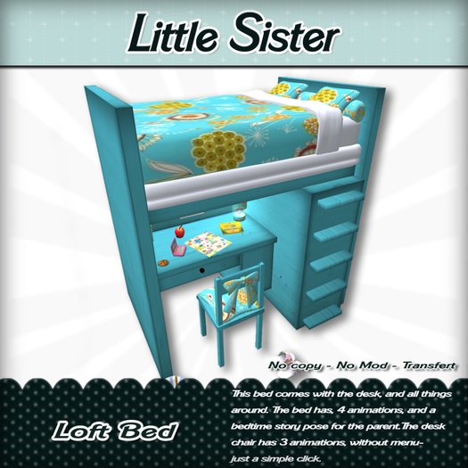 Little Sister - Loft Bed & Set