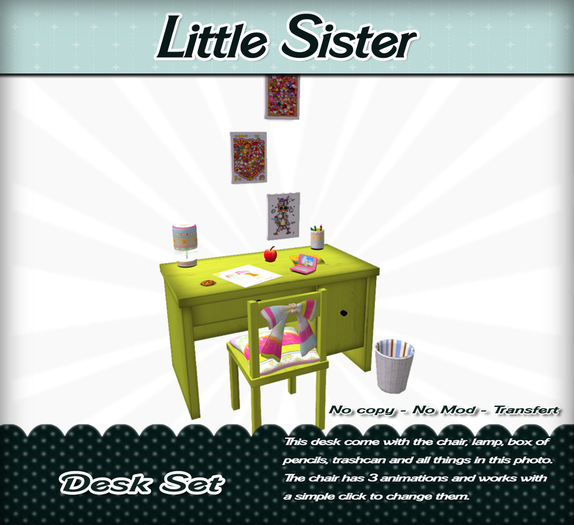 Little Sister - Desk Set