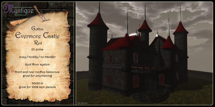Mystique ~ Gothic Evermore Castle: Red