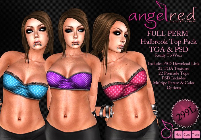 AngelRED - FULL PERM Halbrook Top Pack