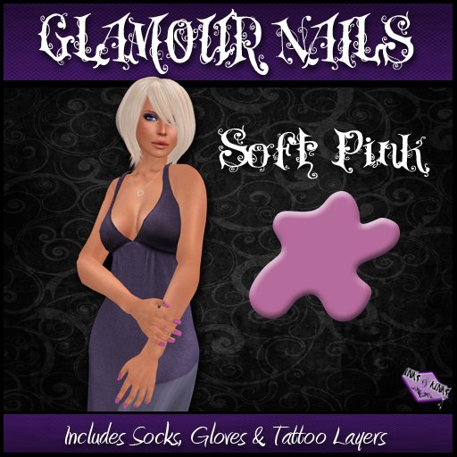 I&K Glamour Nails Soft Pink