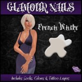 I&K Glamour Nails French Nude (socks/gloves)