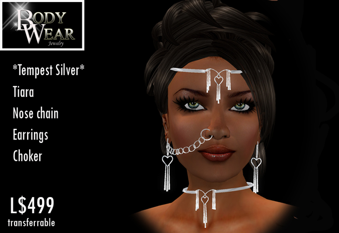 BODYWEAR JEWELRY - Tempest Silver