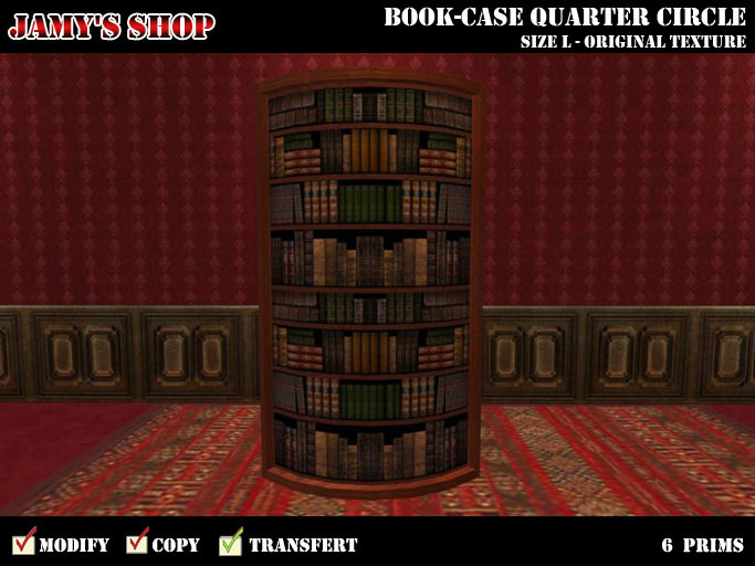Book-Cases Quarter Circle Size L