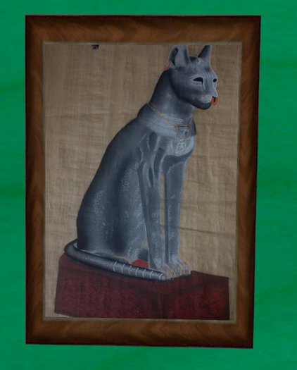 Isis egyptian cat goddess