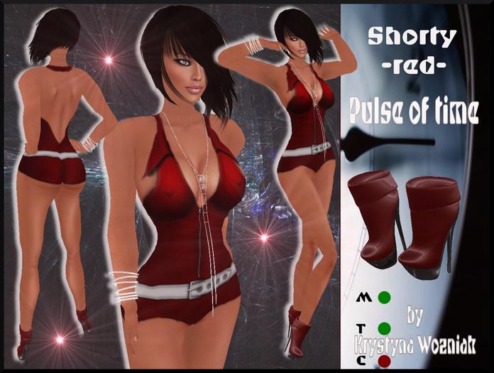 Pulse of time Shorty red
