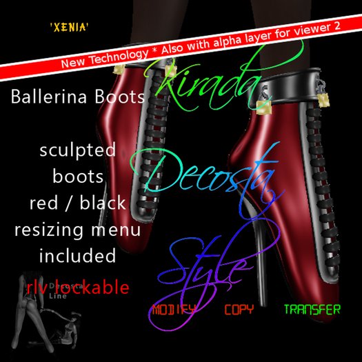 Decosta Line - XENIA V3 Red Black