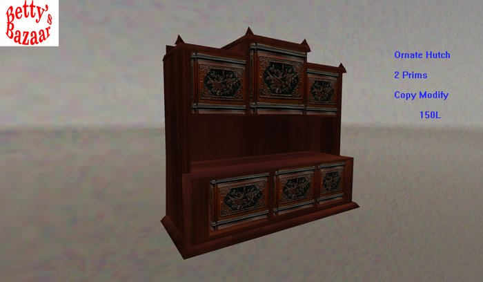 Betty's Bazaar Ornate Hutch