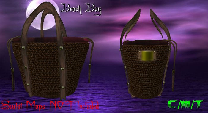 Beach Bag Brn Boxed 
