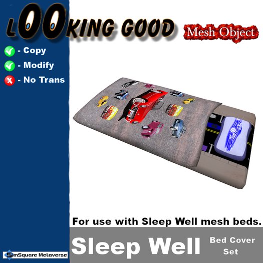 Looking Good Bed Cover Set Car [box]