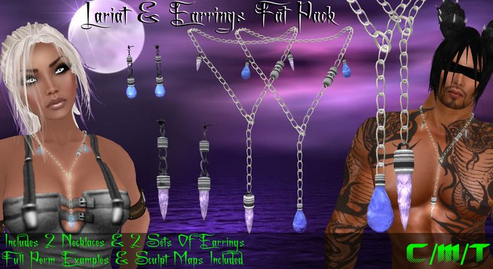 Lariat & Earrings Fat Pack Boxed