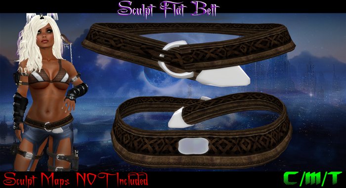 Flat Belt (BRN) Boxed 