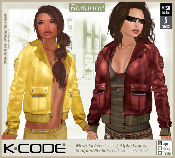 K-CODE ROXANNE DEMO Mesh Jacket