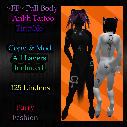 ~FF~ Full Body Ankh Tattoo