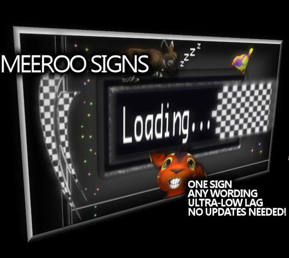 TD Meeroo Sign Racing - WORD BOARD