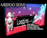 Second Life Marketplace - TD Meeroo Sign Fairy - WORD BOARD