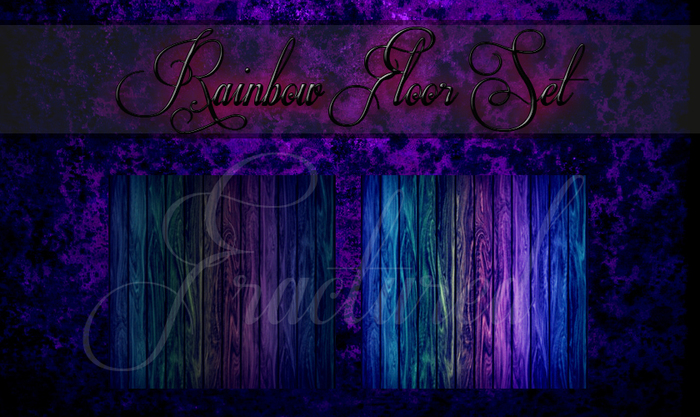 Fractured Rainbow Floor Texture Set