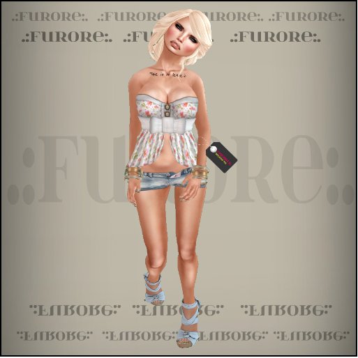 [Furore] Summer Outfit *white Flowers*