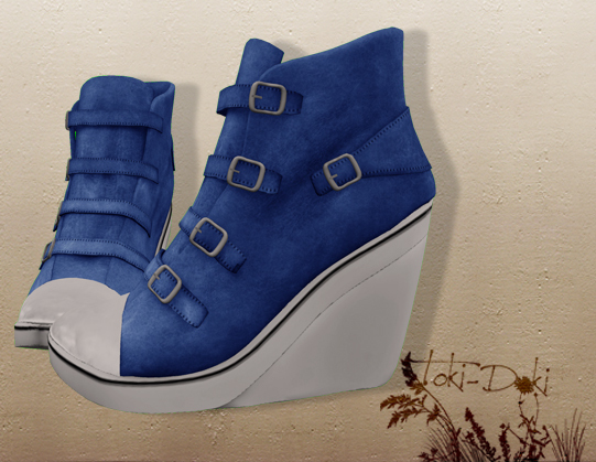 (TokiD) Gio high-top shoes (blue)