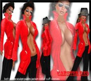 KL  GANSTER RED- CASUAL- WOMEN`S CASUAL- WOMEN`S PANTS OUTFITS- SEXY