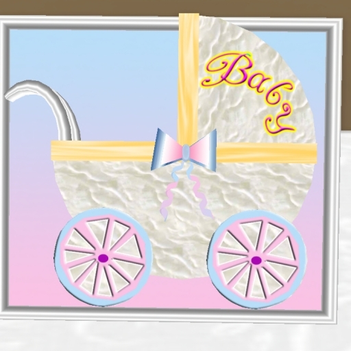 Baby Shower Carriage Cake