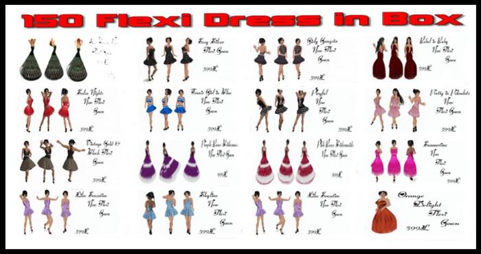 The Flexi Dresses Collection - 150 Individual Boxes