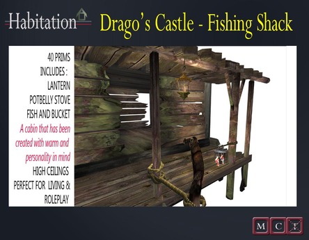 Second Life Marketplace - Habitation - Drago's Castle Fishing Shack