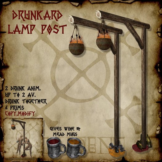 Drunkard Lamp Post 