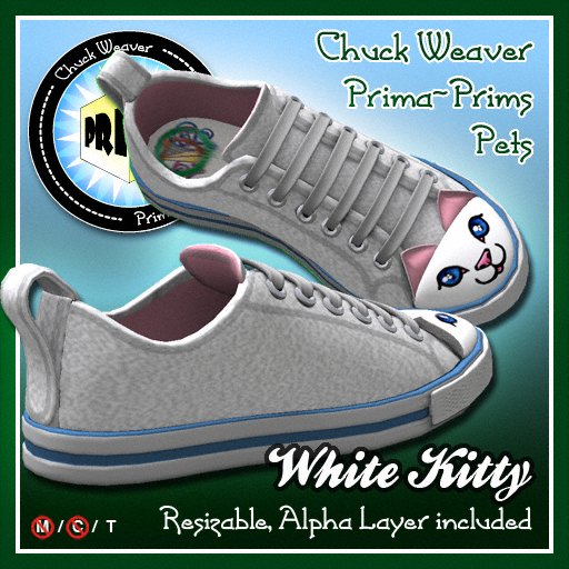 R(S)W Chucks Pets - White Kitty Boxed