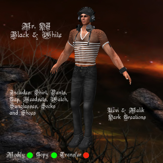 Mr. DJ Black & White