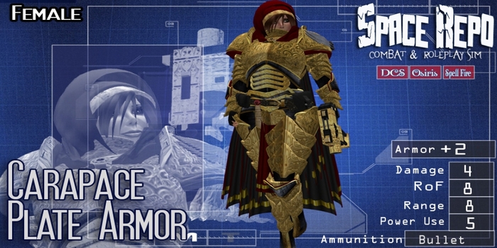 Space Repo - Carapace Plate Armor (Female)