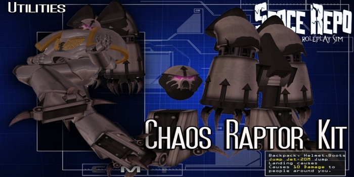 Second Life Marketplace - Space Repo - Chaos Raptor Kit