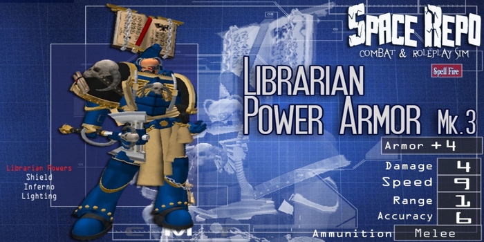 Space Repo - Librarian Power Armor (Male)