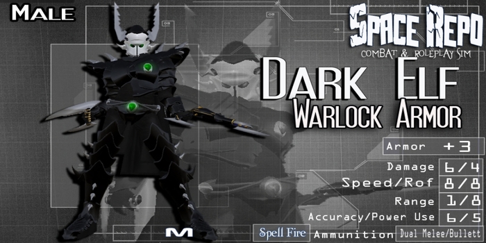 Space Repo - Dark Elf Warlock (Male)
