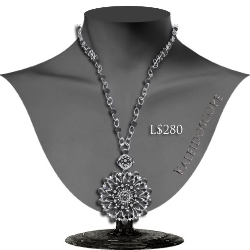 +:+WTG+:+ **Kaleidoscope-silver** necklace