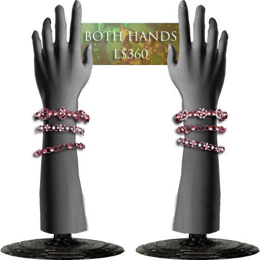 +:+WTG+:+ **Kaleidoscope-pink** bracelets 