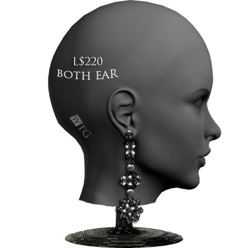 +:+WTG+:+ **Kaleidoscope-black** ear piercesII