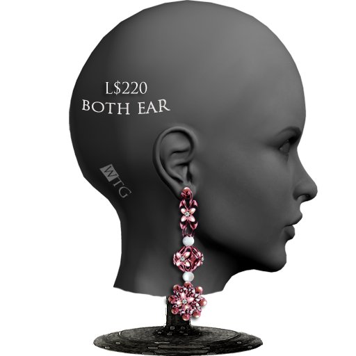 +:+WTG+:+ **Kaleidoscope-pink** ear piercesII 