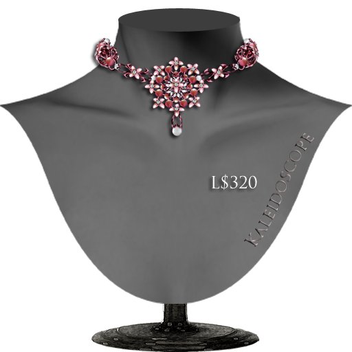 +:+WTG+:+ **Kaleidoscope-pink** choker