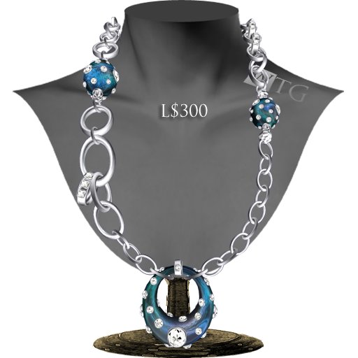 +:+WTG+:+ **The Sparkle of The Star-peacock** necklace chains 