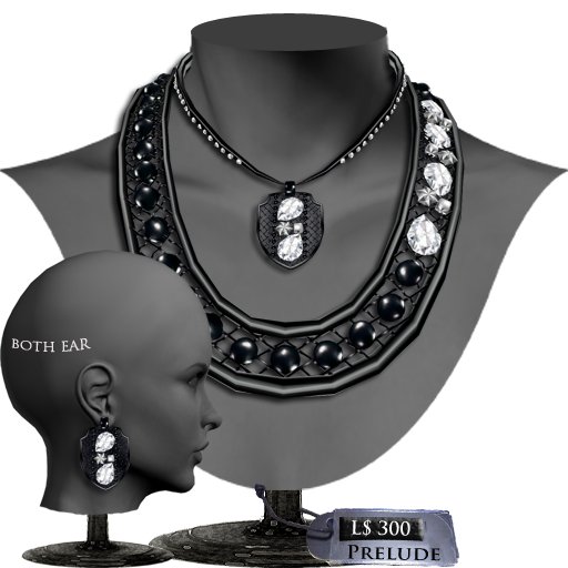 +:+WTG+:+ **Prelude**necklace & ear pierces