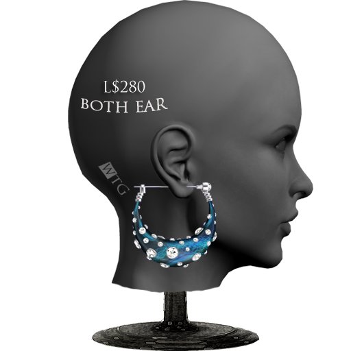 +:+WTG+:+ **The Sparkle of The Star-peacock** ear pierce