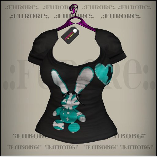 [Furore] Rabbit Tee *TEAL*