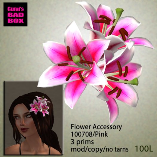 Flower Accessory 100708/Pink