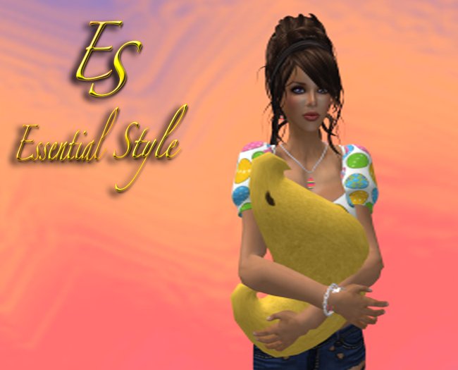  ~*Es Stylez*~ Huggable Easter Peep chick