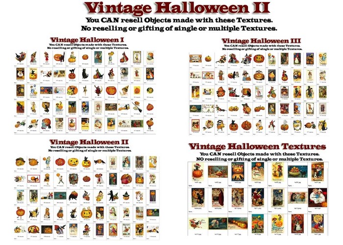 Shabby Chic Vintage Halloween Fat Pack